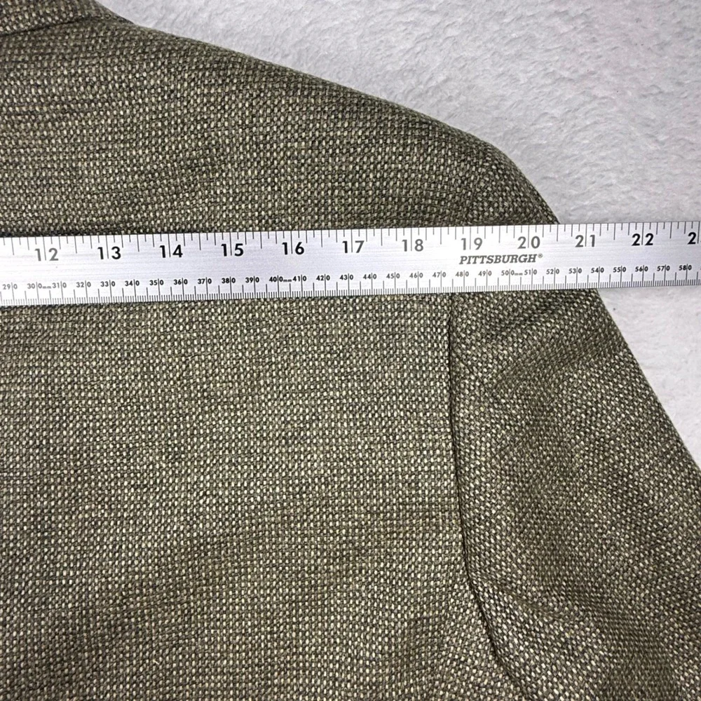 Canali Proposta Blazer Silk Cashmere Sport Coat Brown Basketweave Mens Size 50